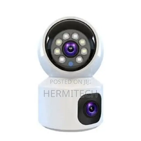 Dual Lens 2*2mp Home Ip Camera 2.4ghz Wifi Camera