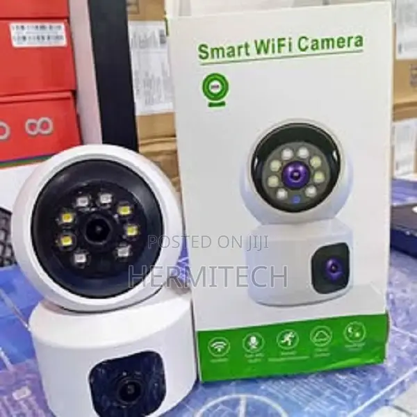 Dual Lens 2*2mp Home Ip Camera 2.4ghz Wifi Camera