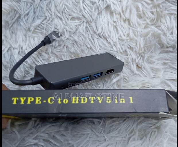 Type-C to HDTV 5 in 1 Multiport Adapter