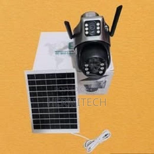 Dual Lens 4g/Lan Outdoor CCTV Camera - thumbnail 2