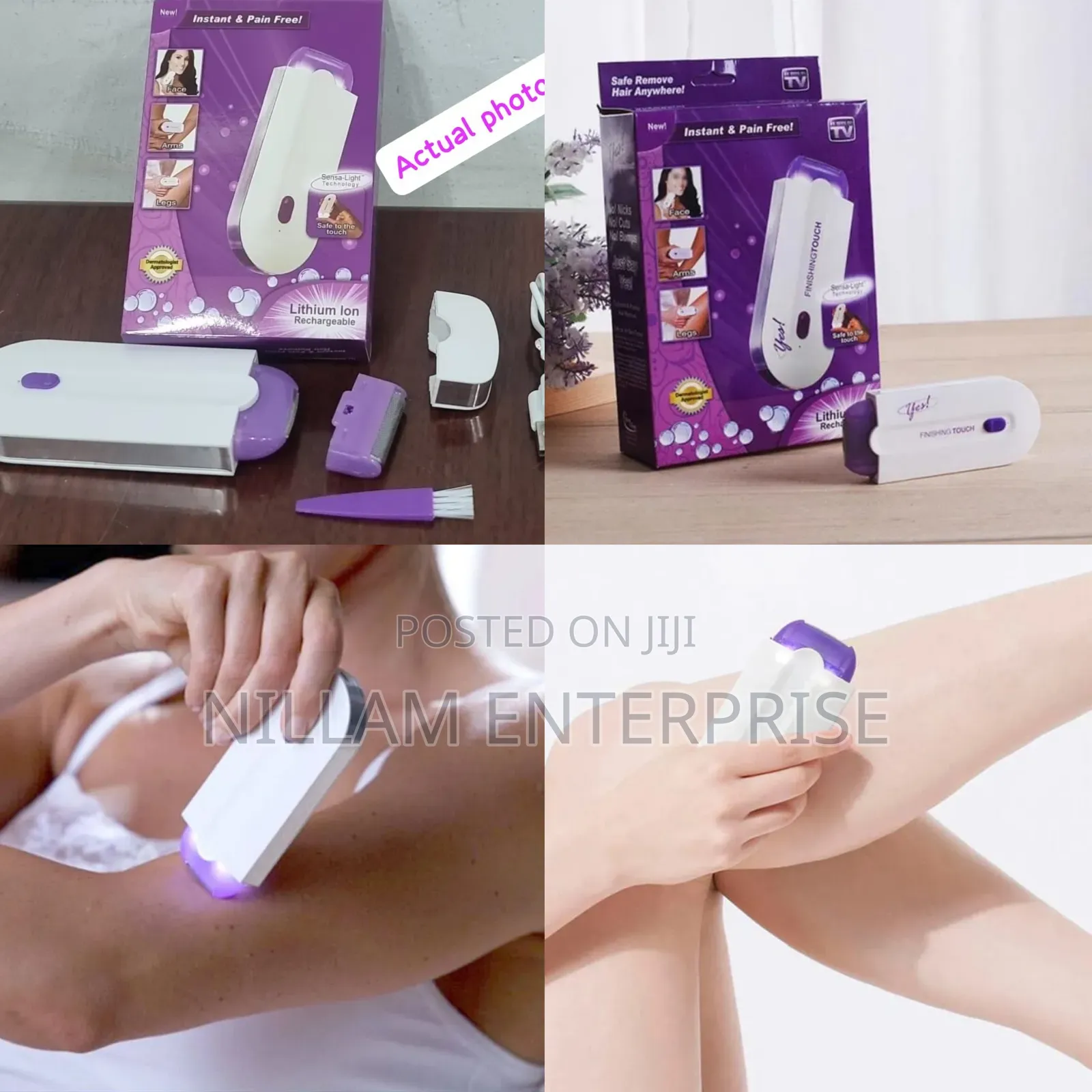 Electric Face Body Painless Hair Remover*