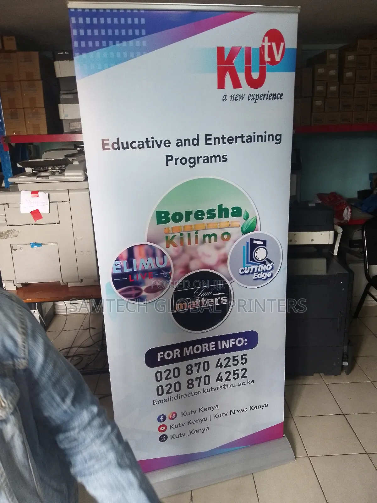 Best Quality Broadbase Rollup Banner Printing