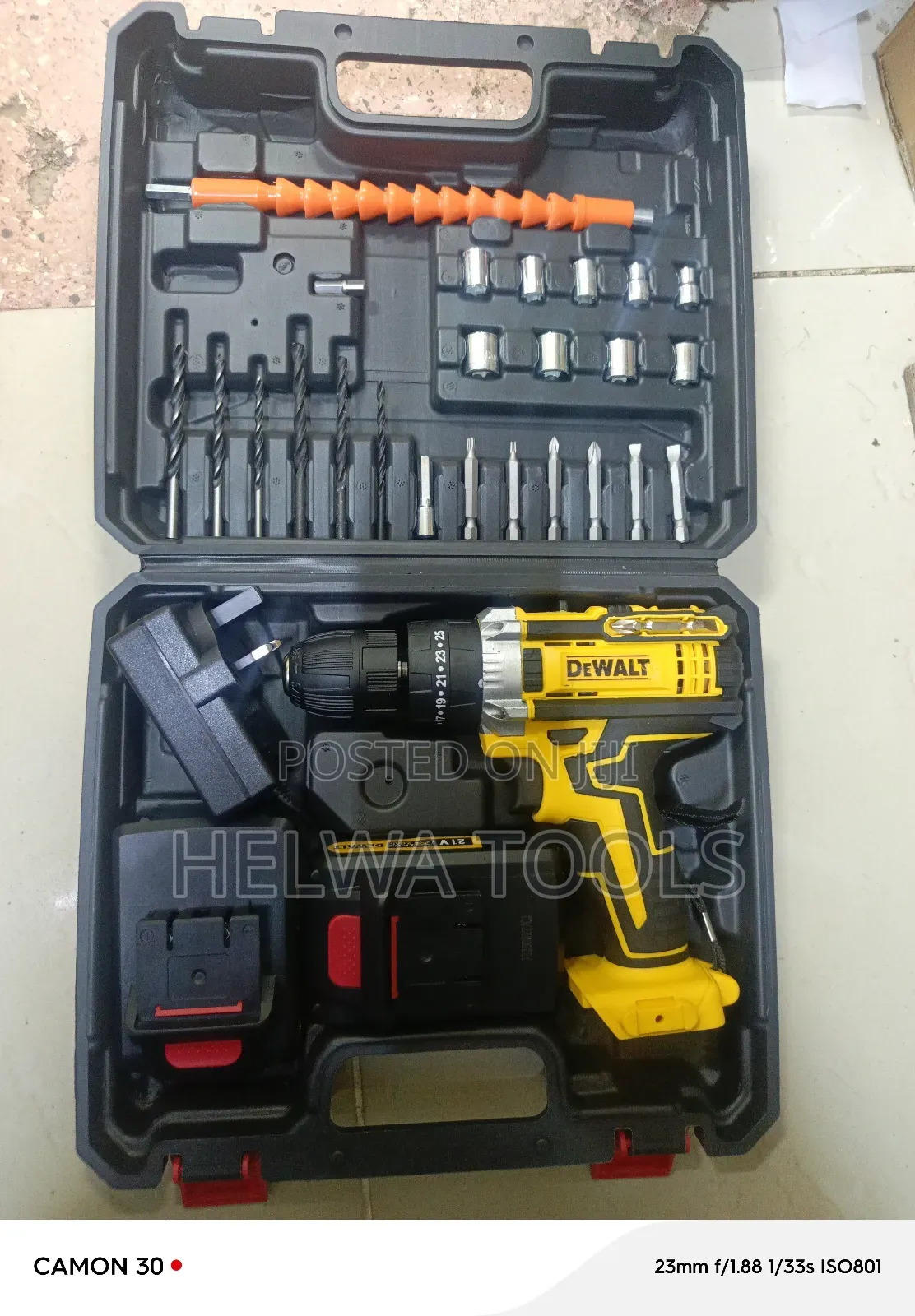 Cordless Rechargeable Drill Dewalt