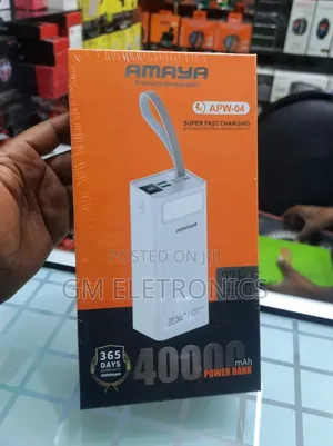 Original Amaya Apw-04 Powerbank 40000mah Fast Charging 22.5w