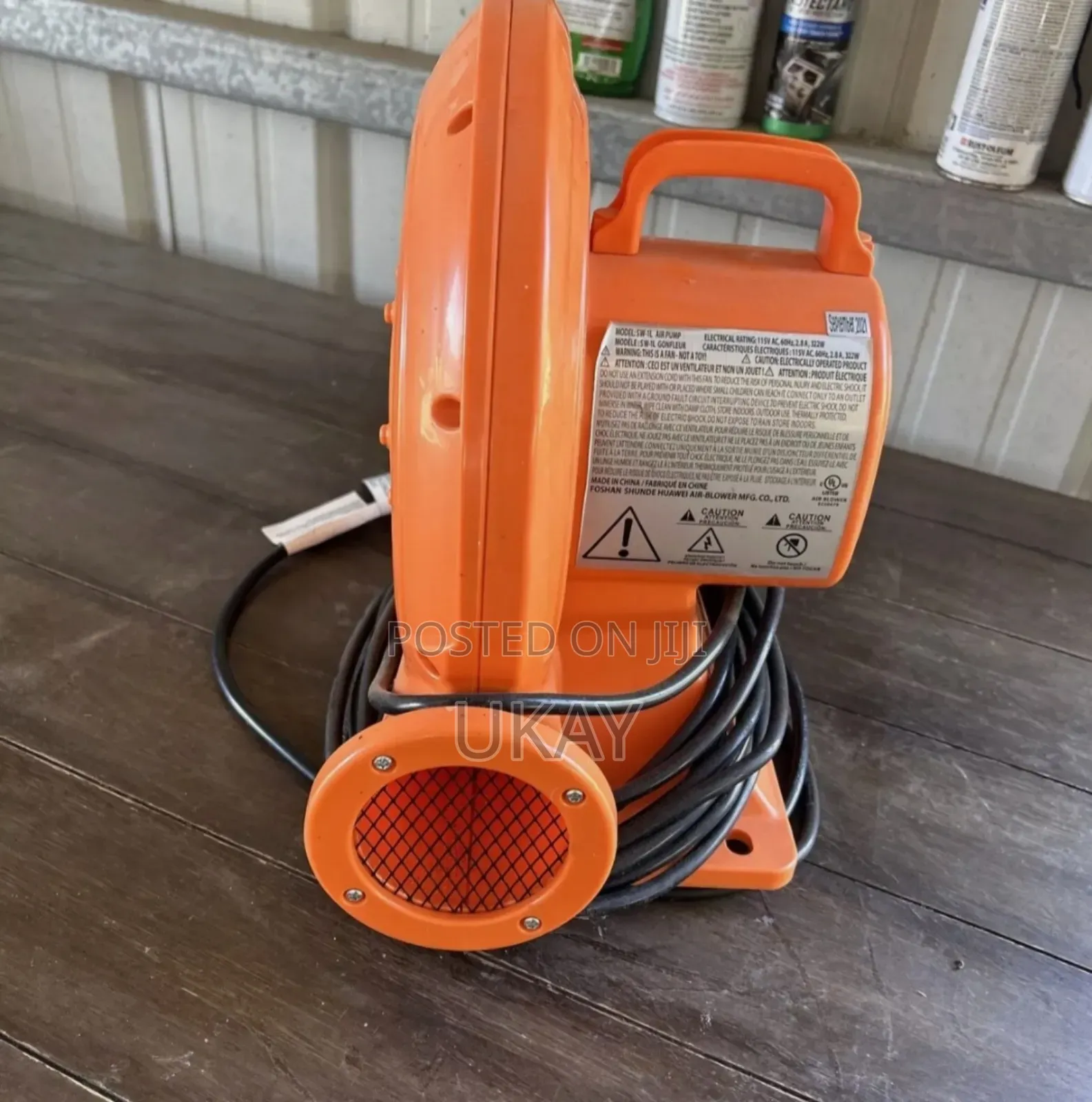 Uk Air Blower for Inflatable Jumping Castle Sw 3e.
