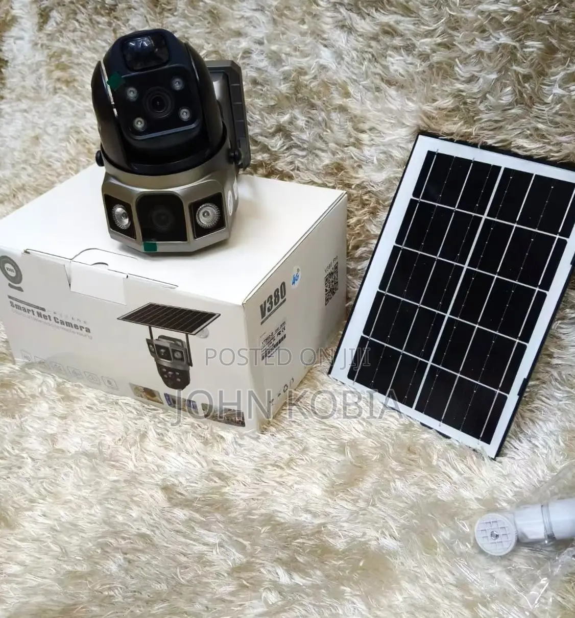 4g Dual Split Screen Solar Camera