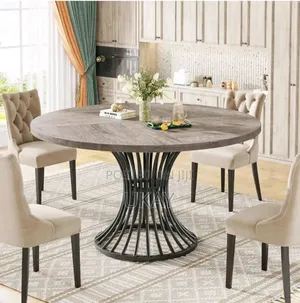 Uk Tribesigns Round Dining Table.