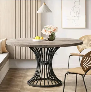 Uk Tribesigns Round Dining Table.