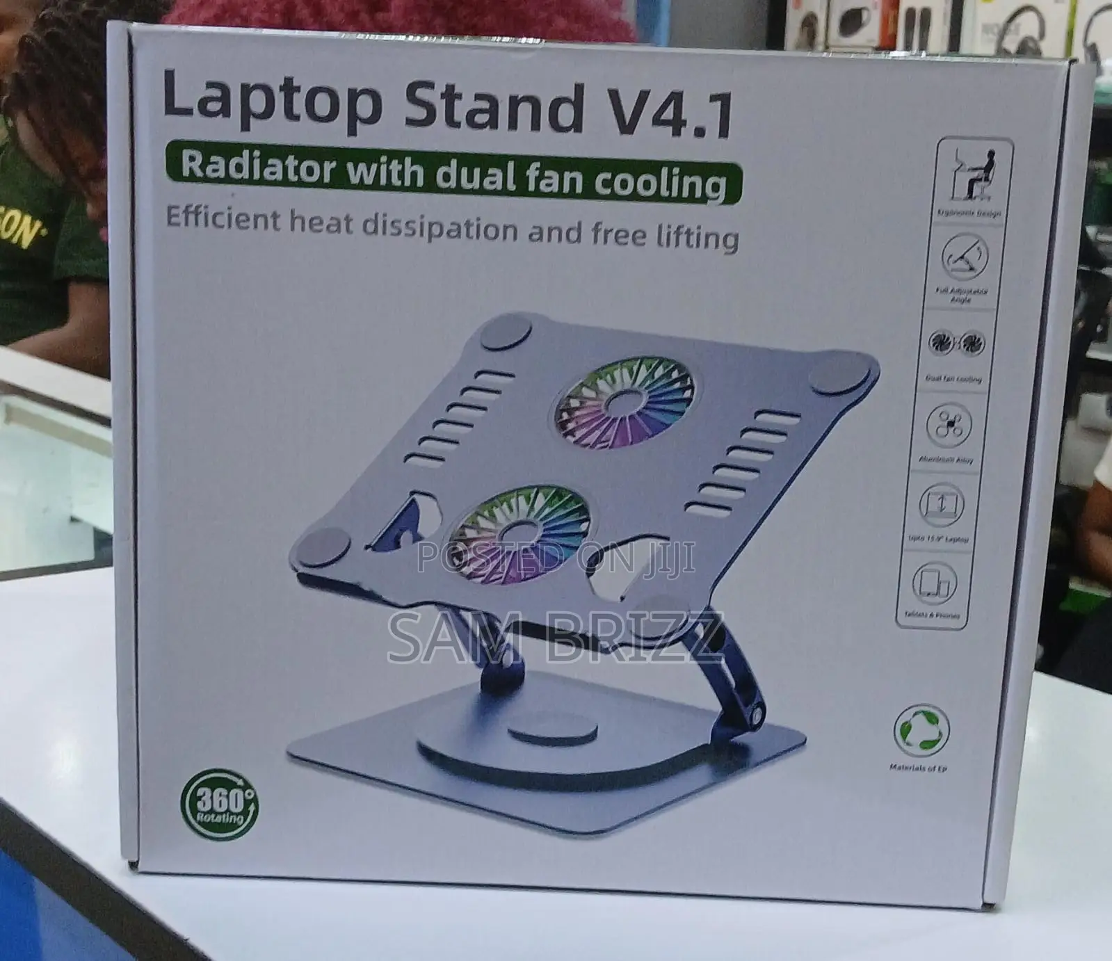 Laptop Stand V4.1 With Dual Fan Cooling