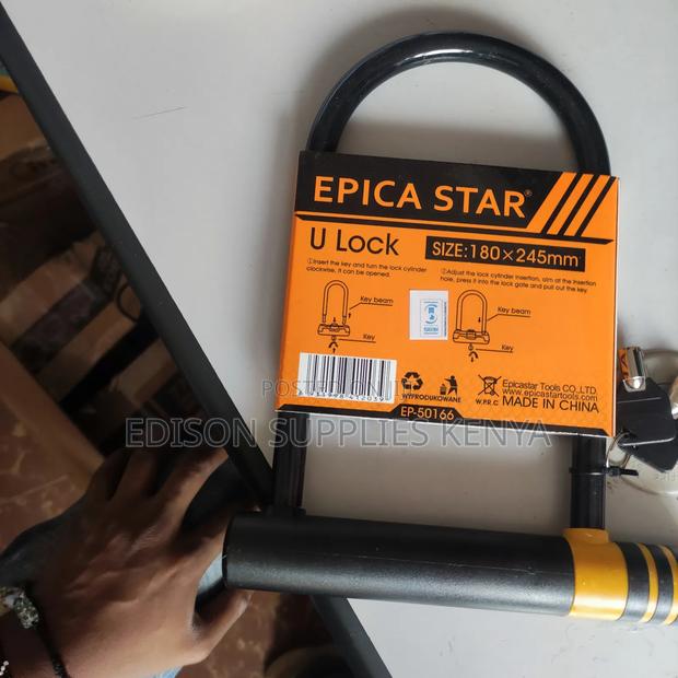 Bicycle Locks U-lock Bike Motorcycle Shackle Security Locks - thumbnail 3