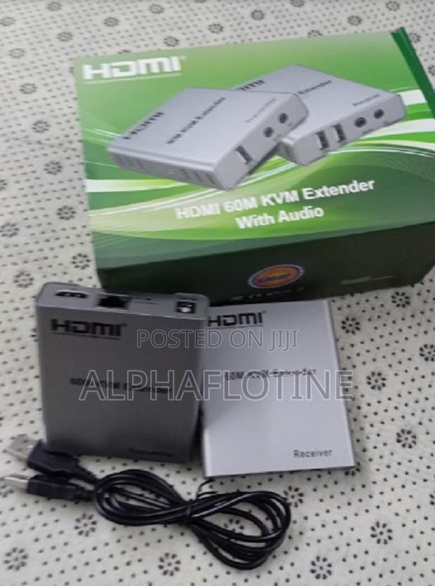 Restocked Hdmi KVM Extender 60m Transmitter Receiver - main view