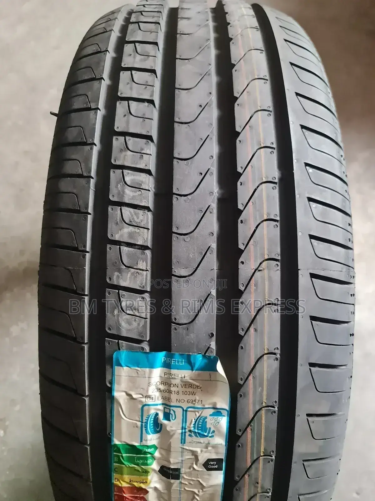 235 /60 R18 Pirelli (Scoppion Verde) Great Britain.