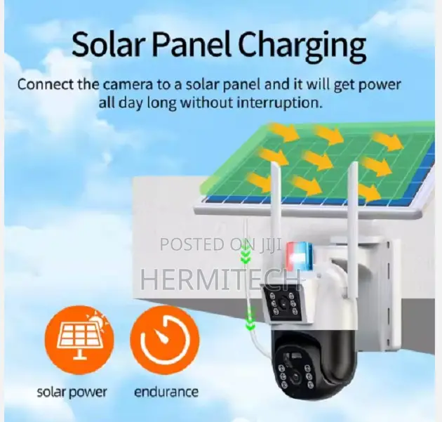 4g Solar Camera Sim Card Outdoor Dual Lens Wireless