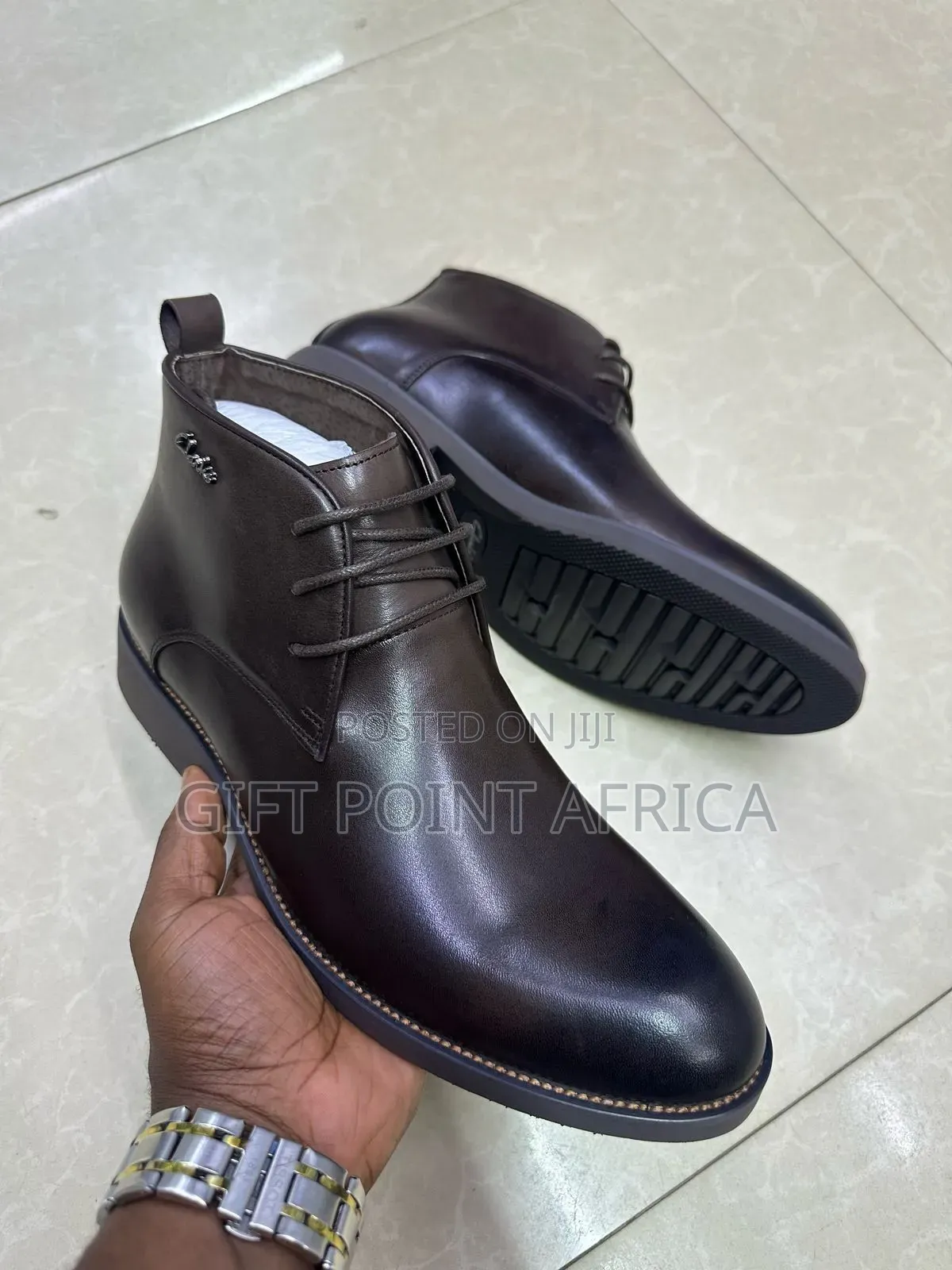 Clarks Leather Coffee Brown Boots