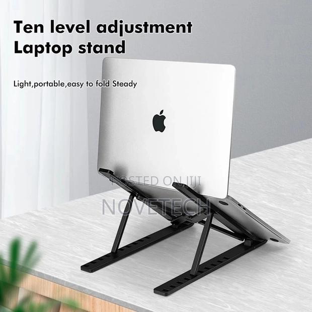 Portable Laptop Stand Foldable Base Riser Macbook Pro Air - thumbnail 2