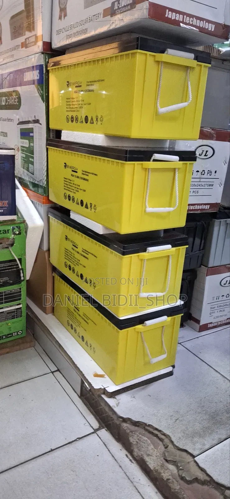 R Energy Free Maintenance Agm Battery British 200ah