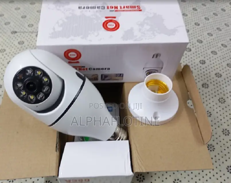 1080p 360 Panoramic CCTV Wifi Ip Camera PTZ Bulb Camera
