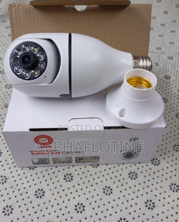 360° PTZ CCTV Smart Nanny Bulb Camera With Night Vision