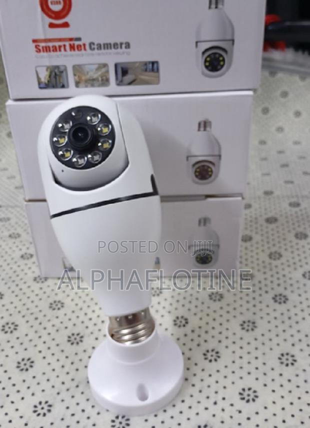 PTZ Bulb CCTV Camera With Led Motion Sensor Lights - main view
