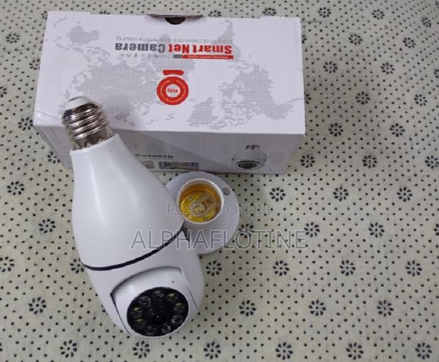 Nanny Camera Panoramic Bulb CCTV Camera 1080p