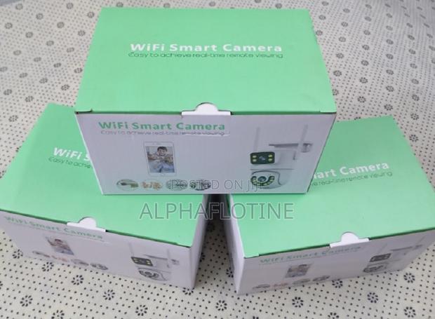 Icsee Wifi Camera Dual Lens Home Outdoor PTZ Camera