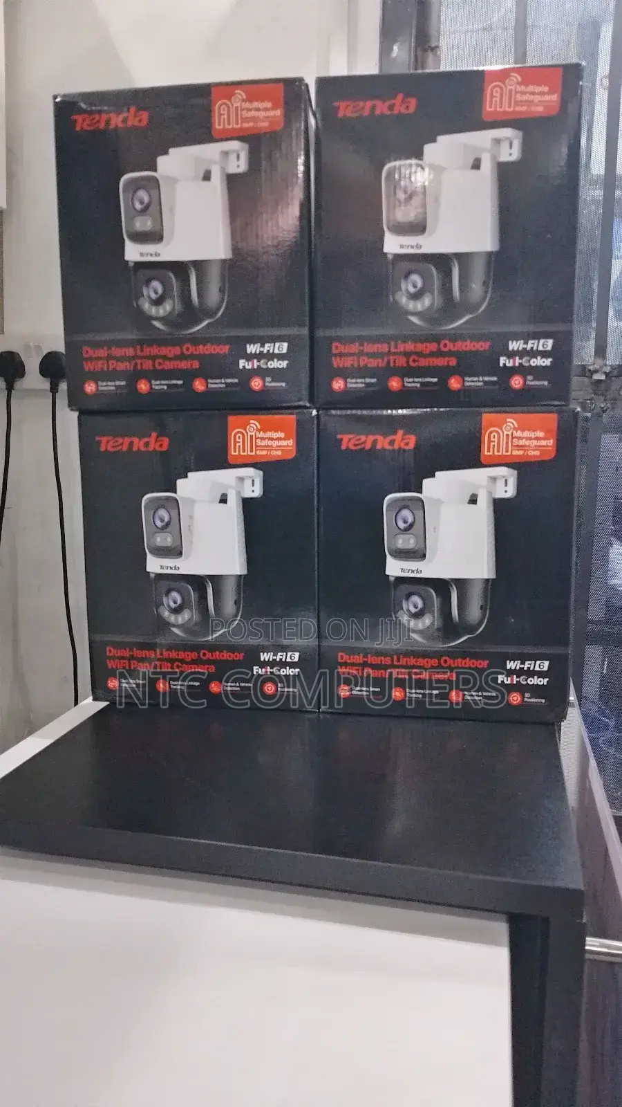 Tenda Ip Wifi Camera Ch9 Dual Lens 6mp Outdoor 30 Met