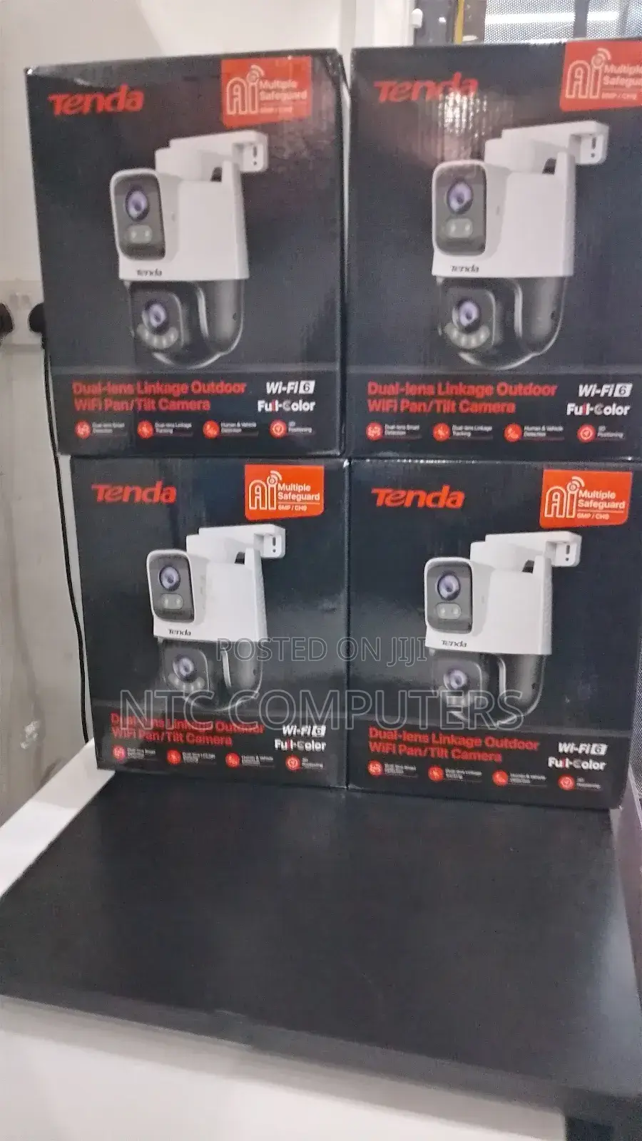 Tenda Ip Wifi Camera Ch9 Dual Lens 6mp Outdoor 30 Met