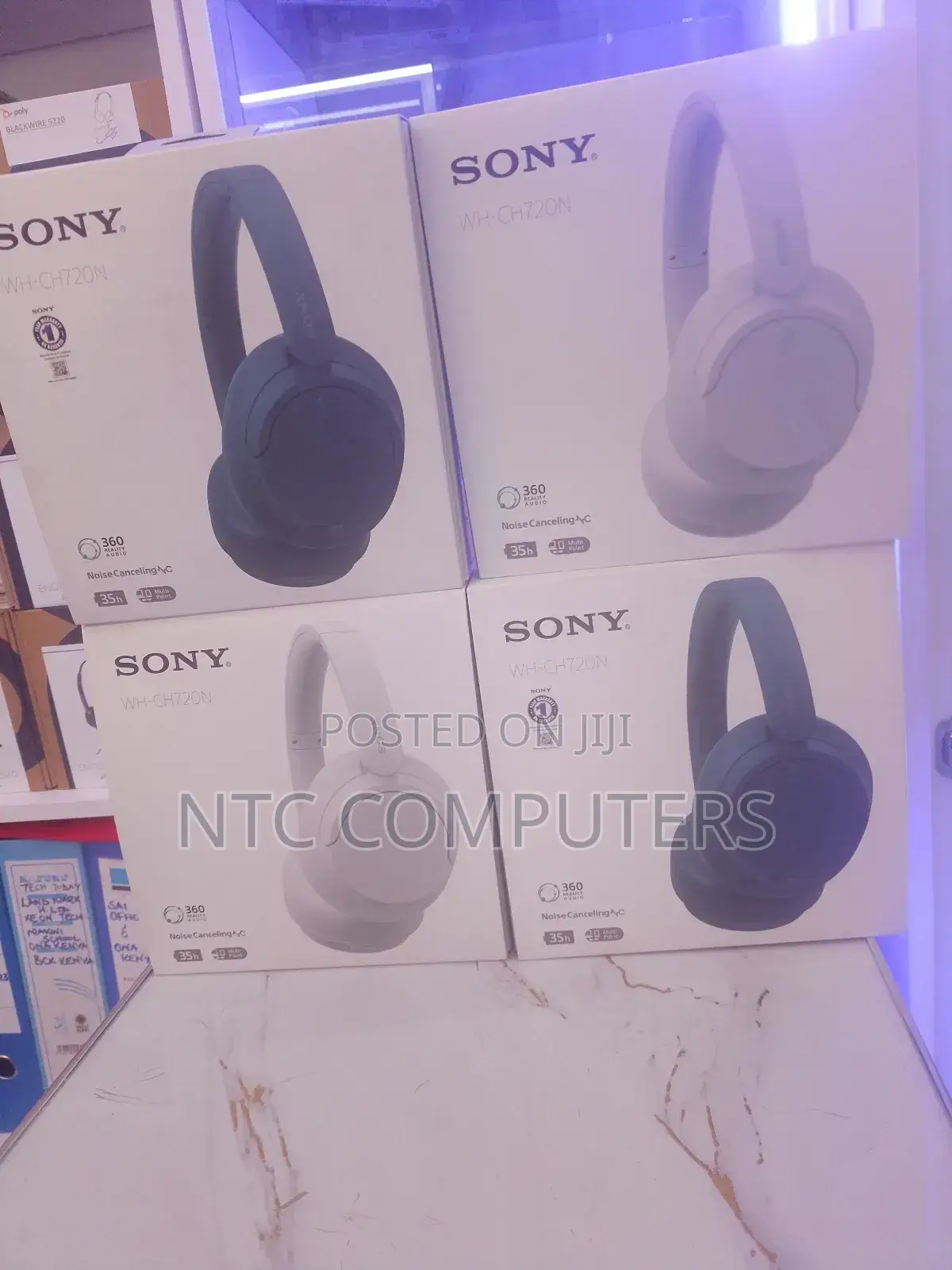 Sony Ch520 Headsets Wireless on-Ear Headphones (Black)