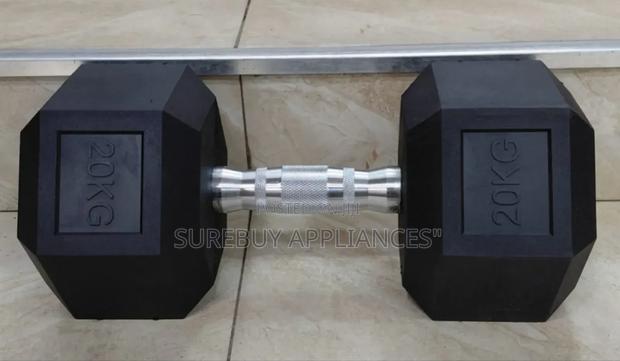 20kg Hexagon Dumbbells(Sold Per Piece) - main view