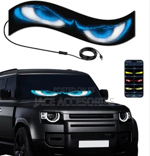 Led Matrix Panel Blinking Demon Eye