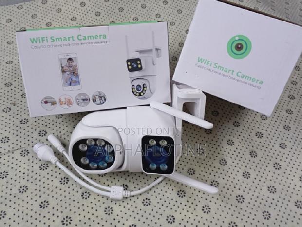 Icsee Camera Dual Lens 4mp Outdoor Camera