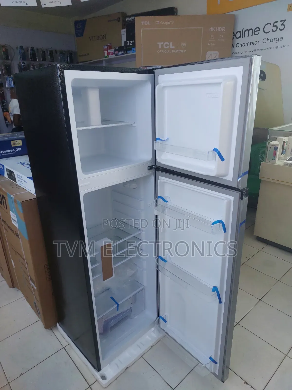 Ailyons 168l Double Door Refrigerator