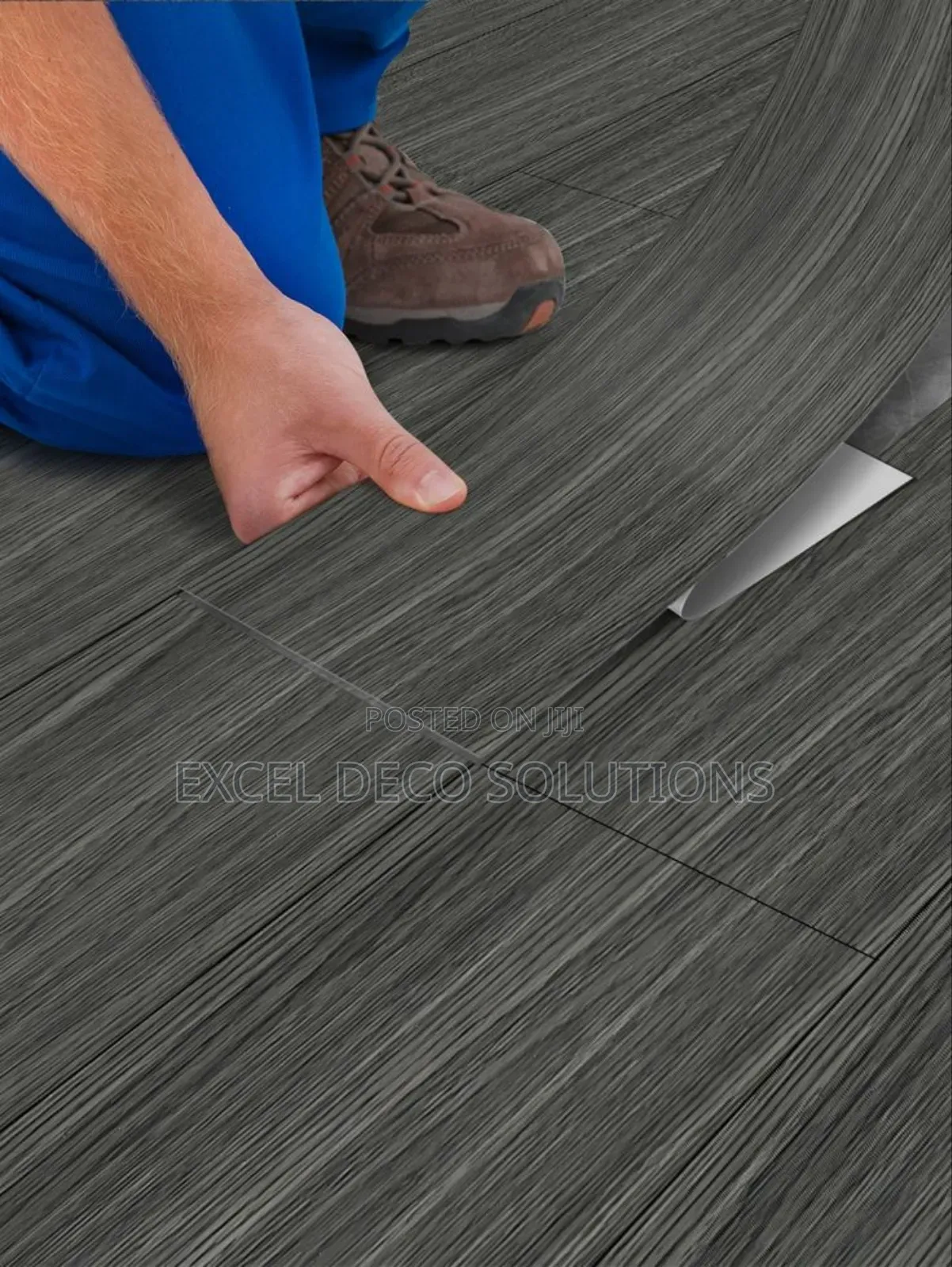 Ecotile Peel Stick Vinyl – Sandstone Beige
