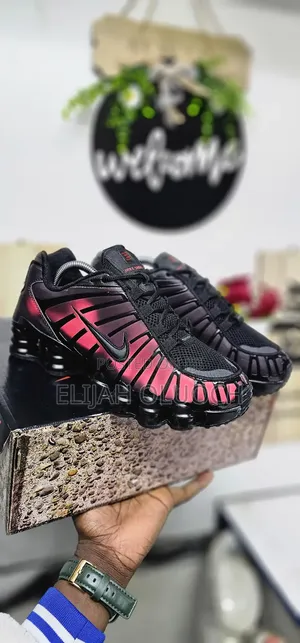 Red Nike Shox "Thermo Start"