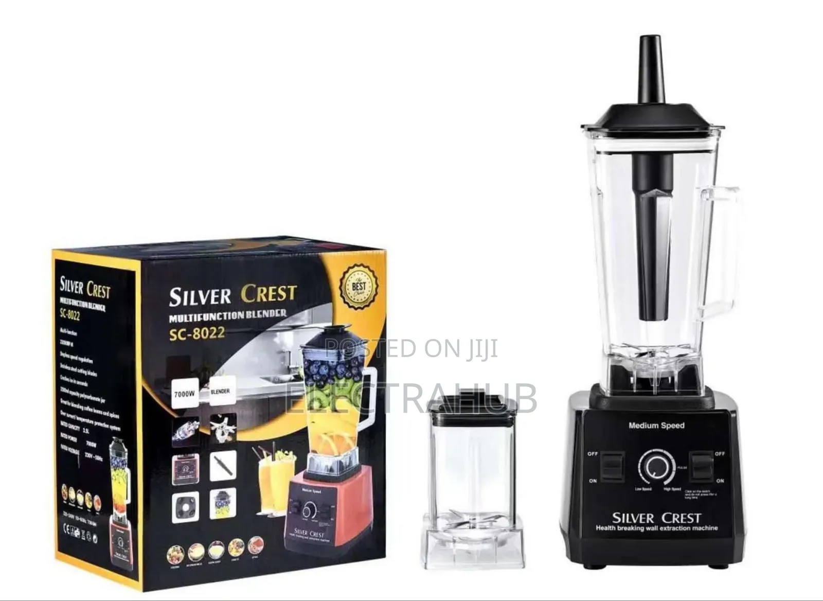 7000 Watts Silver Crest Commercial Blender