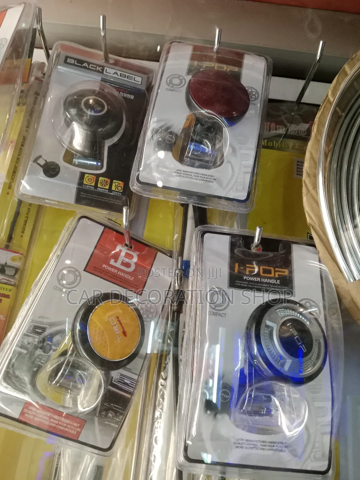Different Designs Steering Wheel Clip on Power Handle Knob