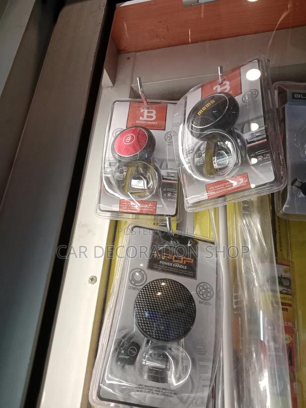 Different Designs Steering Wheel Clip on Power Handle Knob - thumbnail 3