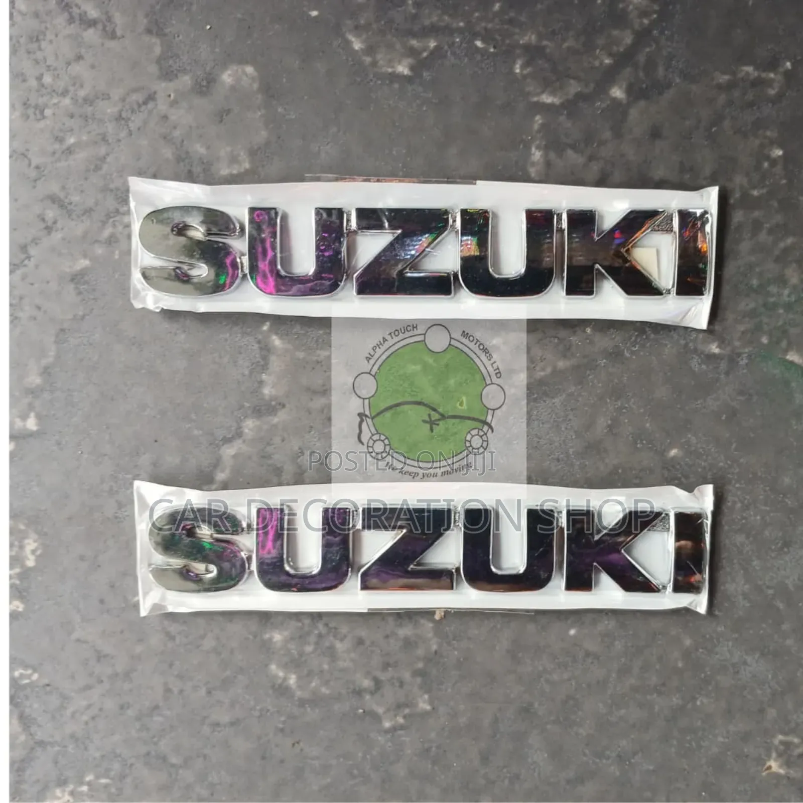 Suzuki Letter Decal Badge