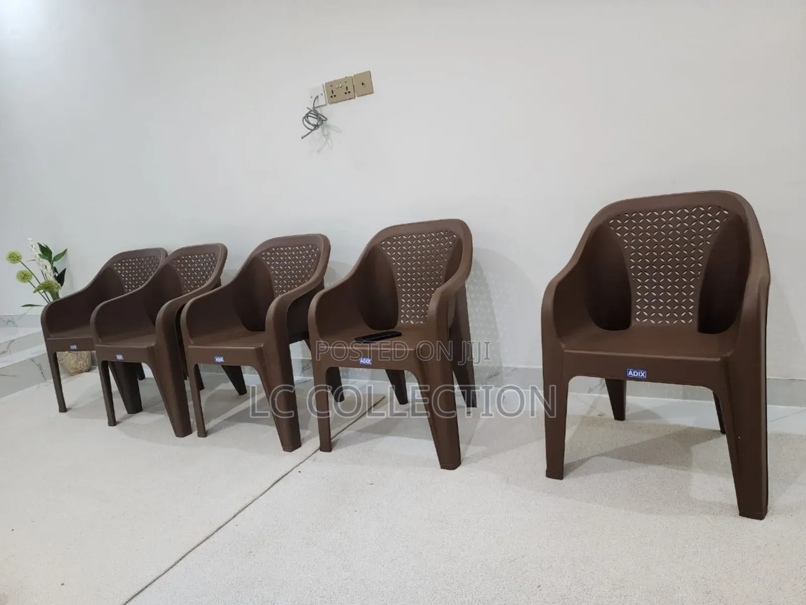 Elegant Brown Plastic Chair