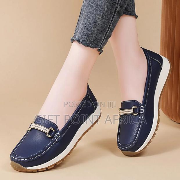 High Quality Leather Whitesole Moccasins* - thumbnail 3