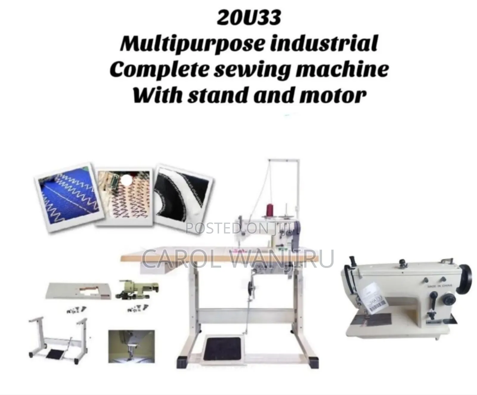 20u 33 Industrial Sewing Machine/ Multipurpose Sewing Machin