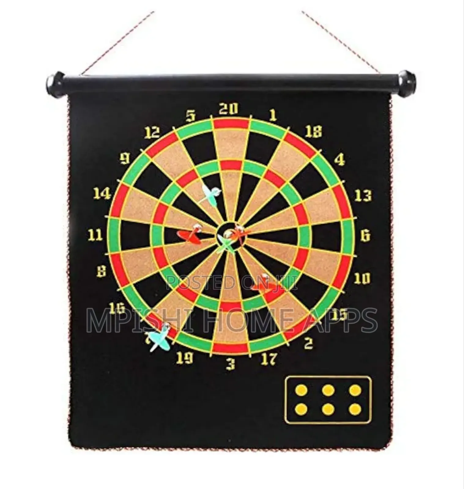 Foldable Magnetic Dartboard