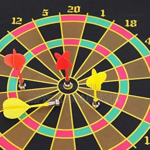 Foldable Magnetic Dartboard