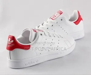 Black (Addidas) Stansmith Leather Laced Casuals*