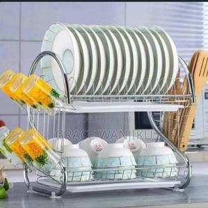 ` 2 Tier Stainless Steel Dishrack` - thumbnail 2