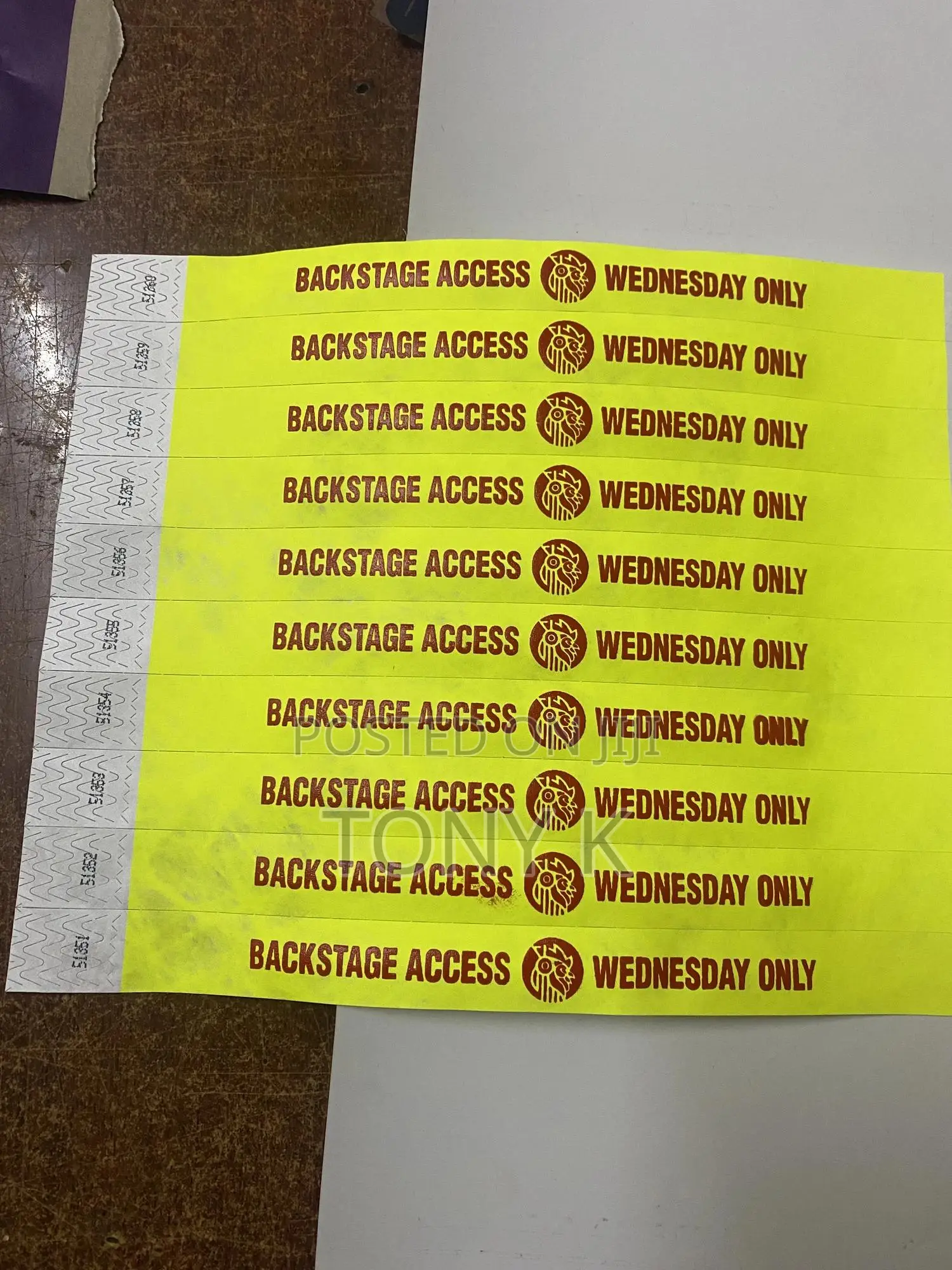 Tyvek Wristbands Tags for Events, Pools, Parties