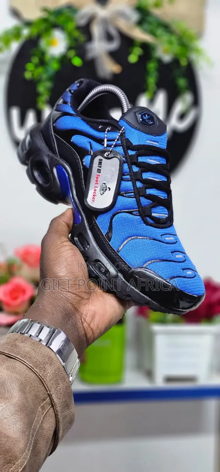 Blue Nike Air Tn Sneakers