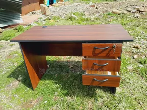 Smart Dark Walnut Office Desk