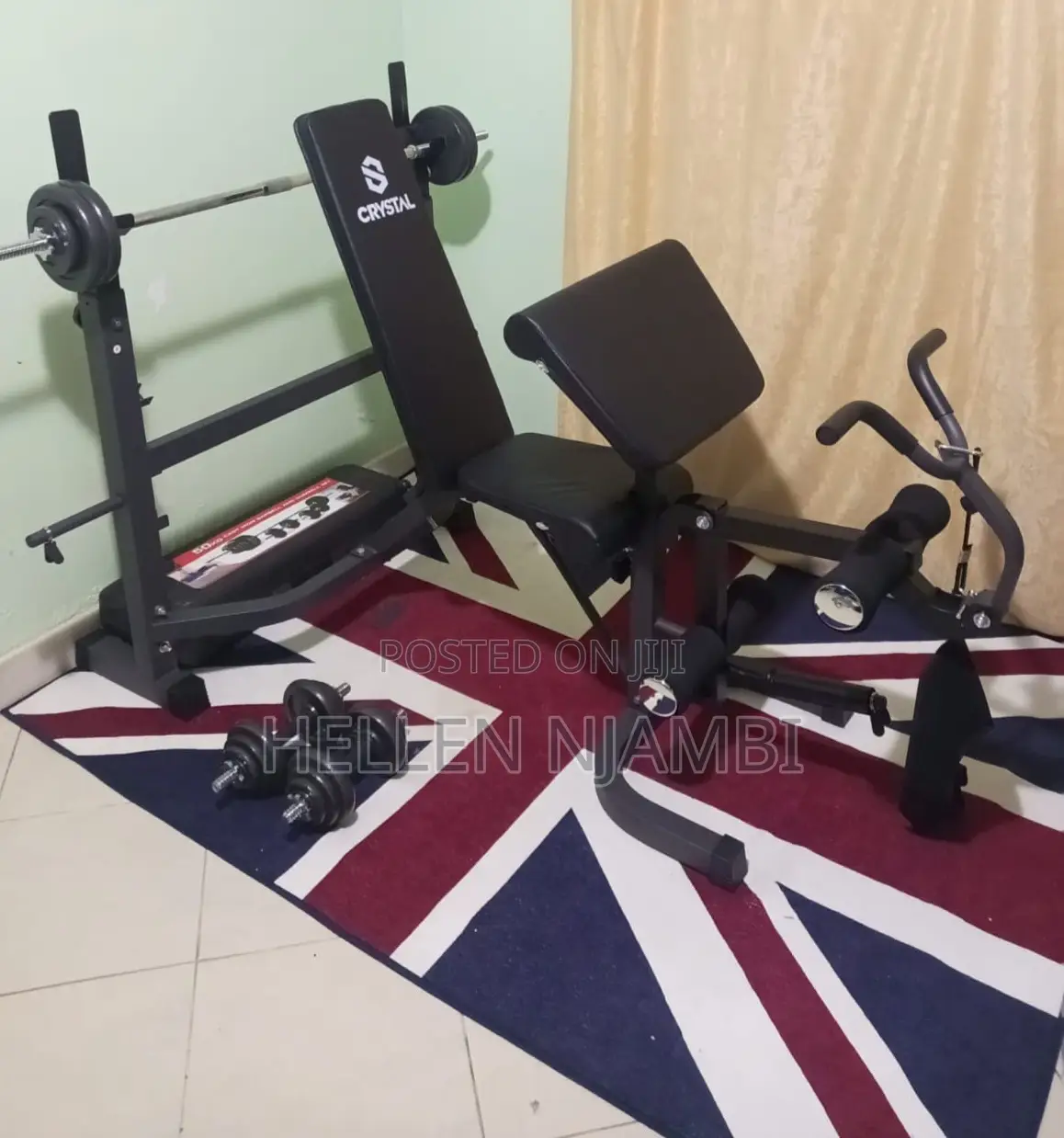 Crystal Multifunctional Weight Bench