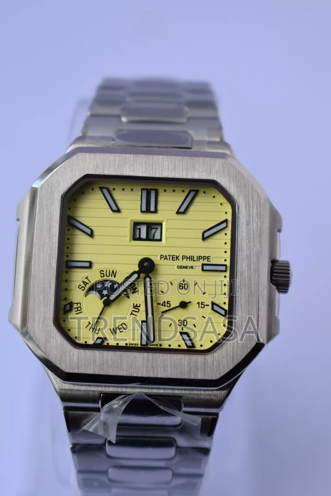 Patek Philippe Cubitus Yellow Dial Chrograph Stainless